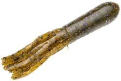 Strike King Coffee Fat Tube 2 3/4 Inch Soft Plastic Tube 9 Pack -Famous Fishing Store 12802103410743