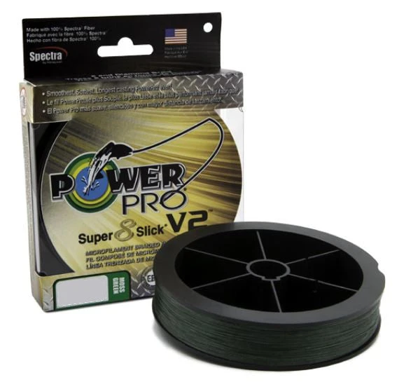 Power Pro Super8Slick V2 Moss Green Braided Line 3 Power Pro Super8Slick V2 Moss Green Braided Line