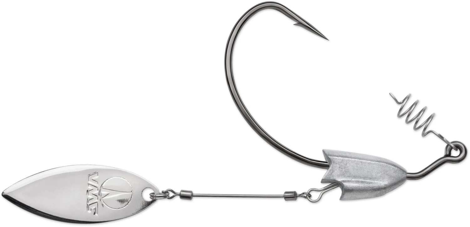 VMC Heavy Duty Weighted Willow Swimbait Hook 2 VMC Heavy Duty Weighted Willow Swimbait Hook