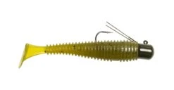 Lunkerhunt Pre-Rigged Finesse Swimbait 3 Inch Paddle Tail Swimbait -Famous Fishing Store 31535656304729