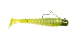 Lunkerhunt Pre-Rigged Finesse Swimbait 3 Inch Paddle Tail Swimbait -Famous Fishing Store 31535656370265