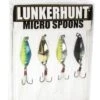 Lunkerhunt Micro Spoon 4-Piece Multi Pack -Famous Fishing Store 31537688903769