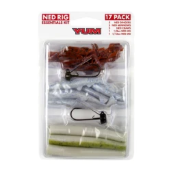 YUM Ned Rig Essentials 17-Piece Kit -Famous Fishing Store 32102421463129