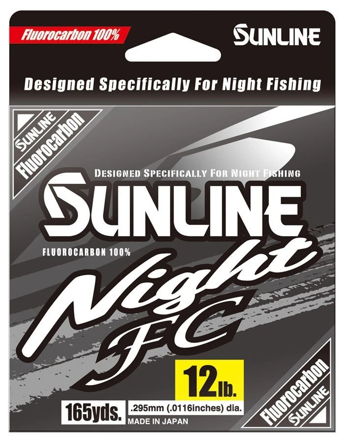 Sunline Night FC Fluorocarbon Hi-Vis Yellow 165 Yards 3 Sunline Night FC Fluorocarbon Hi-Vis Yellow 165 Yards