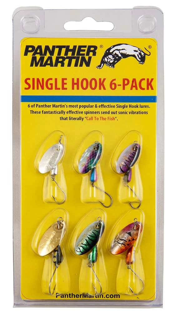 Panther Martin Single Hook 6 Pack Spinner Kit 3 Panther Martin Single Hook 6 Pack Spinner Kit