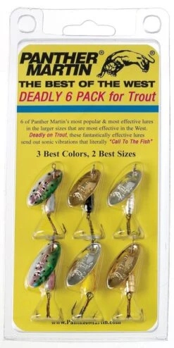 Panther Martin Best Of The West 6 Pack Spinner Kit