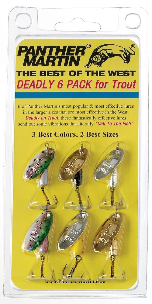 Panther Martin Best Of The West 6 Pack Spinner Kit 3 Panther Martin Best Of The West 6 Pack Spinner Kit