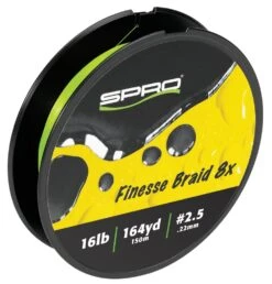 SPRO Finesse Braid 8x Lime Green 164 Yards -Famous Fishing Store 39781710168153