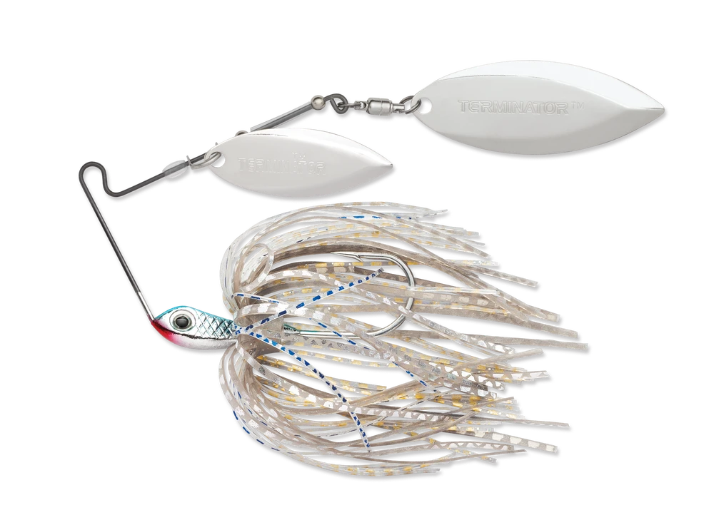 Terminator Super Stainless Spinnerbait Double Willow 3/8 Oz. 3 Terminator Super Stainless Spinnerbait Double Willow 3/8 Oz.