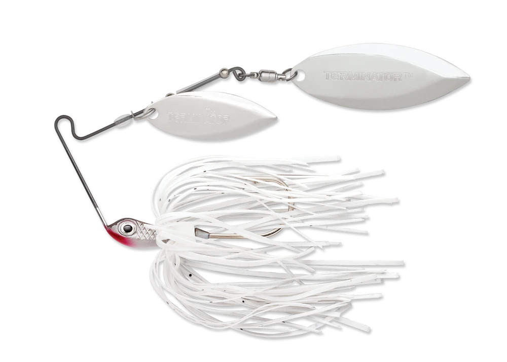 Terminator Super Stainless Spinnerbait Double Willow 3/8 Oz. 4 Terminator Super Stainless Spinnerbait Double Willow 3/8 Oz. - Image 2