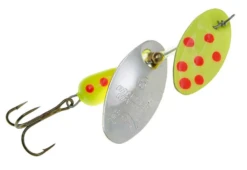 Panther Martin DualFlash Twin Blade Inline Spinner 17 Panther Martin DualFlash Twin Blade Inline Spinner -Famous Fishing Store Duel Flash Chartreuse Silver