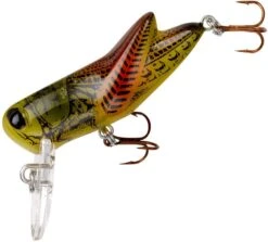 Rebel Crickhopper 1 1/2 Inch Ultralight Waking Crankbait -Famous Fishing Store F73314