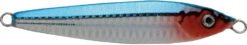 P-Line Laser Minnow 2 Oz. Jigging Spoon -Famous Fishing Store PLM 24 HG BlueSilverRedHead