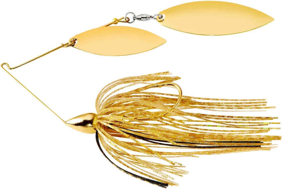 War Eagle Double Willow Gold Frame Spinnerbait 8 War Eagle Double Willow Gold Frame Spinnerbait - Image 6