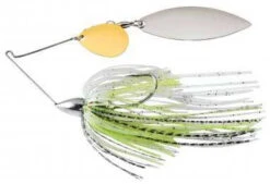 War Eagle Tandem Willow/Colorado Nickel Frame Spinnerbait 16 War Eagle Tandem Willow/Colorado Nickel Frame Spinnerbait -Famous Fishing Store WE38NT09