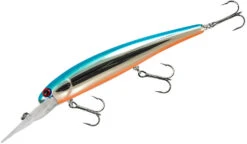 Bandit Suspending Minnow Walleye Deep -Famous Fishing Store bdtsm32 chromeblueback