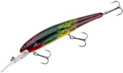 Bandit Suspending Minnow Walleye Deep -Famous Fishing Store bdtsmol158 redgreenyellowblacklace