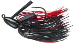 Booyah Boo Jig W/ Rattles -Famous Fishing Store black red boo jig