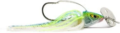 Mustad Skatter Shad Bladed Swim Jig -Famous Fishing Store blue chart whitew