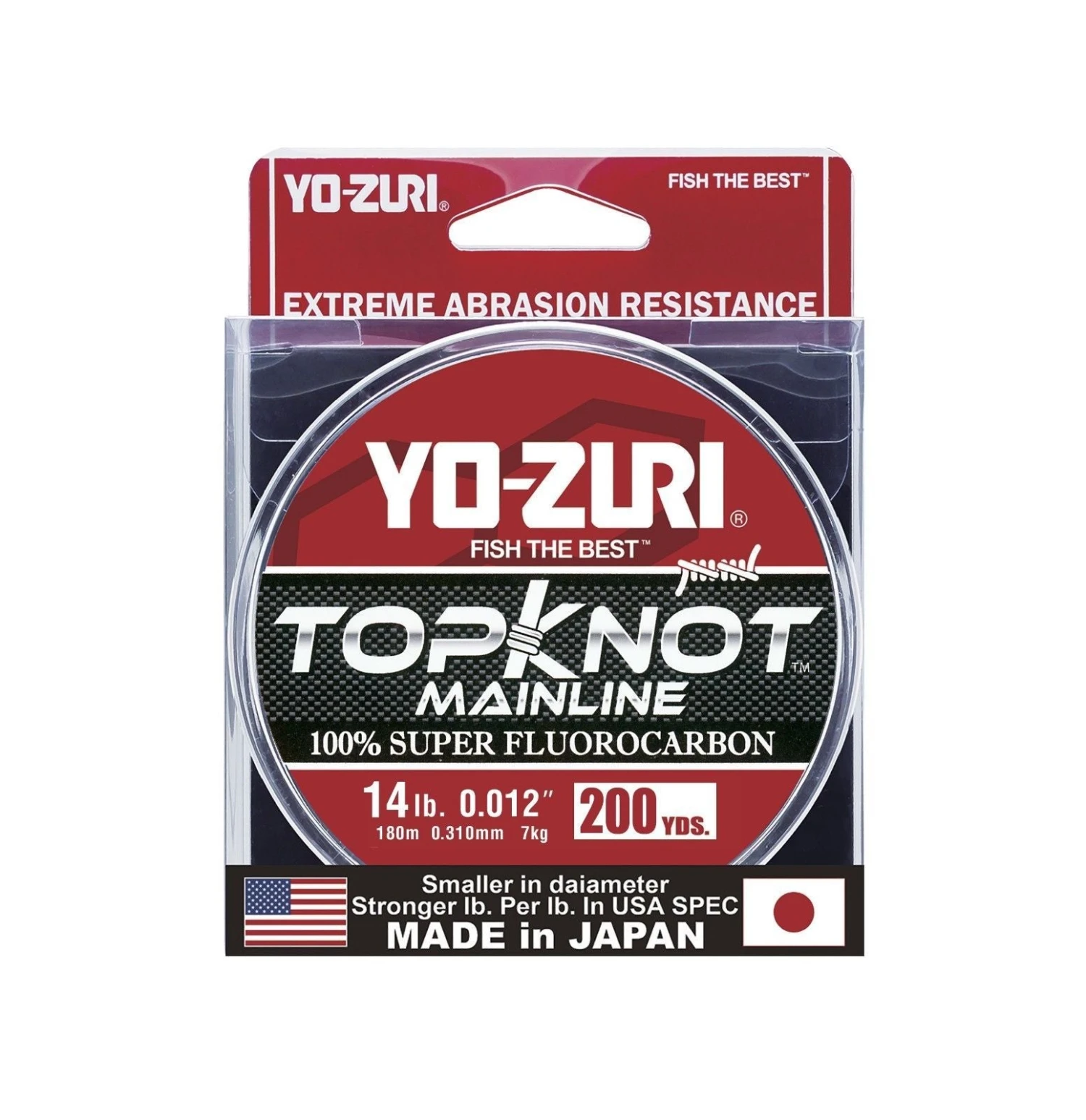 Yo-Zuri TopKnot Mainline Natural Clear Fluorocarbon Fishing Line 200 Yards 5 Yo-Zuri TopKnot Mainline Natural Clear Fluorocarbon Fishing Line 200 Yards - Image 3